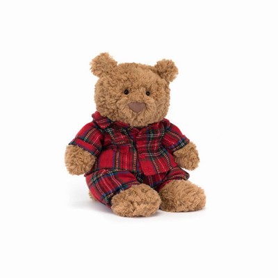 Jellycat Bartholomew Bedtime Bear Australia | 381249ASH